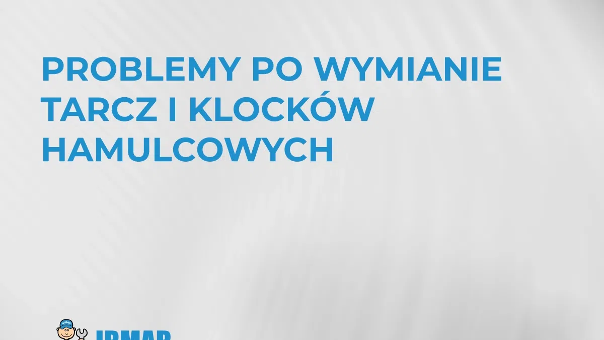Tarcza i klocki hamulcowe po wymianie